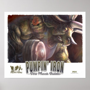 Poster Poids Dinosaur