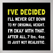 Poster Poids initial (Devant)