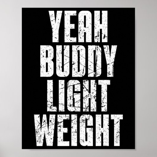 Poster Poids léger de Buddy (Devant)