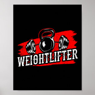 Poster Poids Lifting Workout Gym Lifting Weightliftin