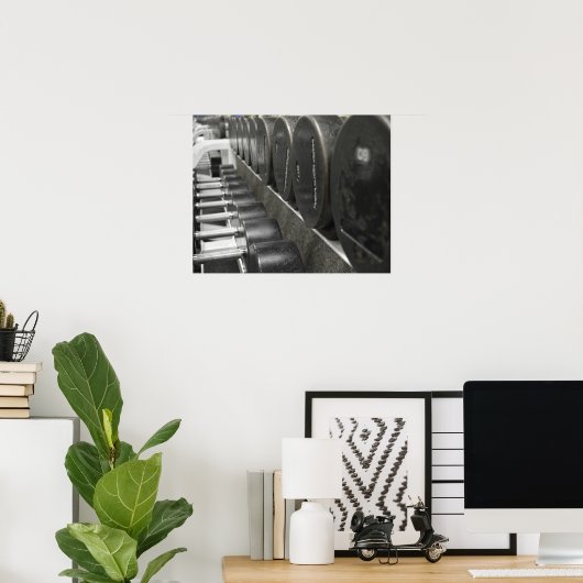 Poster Poids sans condition physique (Bureau à domicile)