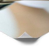 Poster Poids. Une femme levant des haltères. Ceci (Coin)