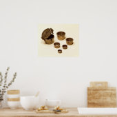 Poster Poids utilisés par les marchands et les apothécair (Cuisine)