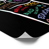 Poster Poignée Black Lives Problème Black Histoire Mois (Coin)