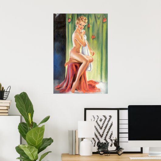 Poster Poignée de douche (Bureau à domicile)