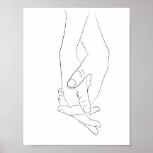 Poignées minimes Ligne Art mignon Simple tendance