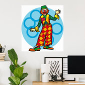 Poster Poing clown