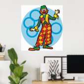 Poster Poing clown (Bureau à domicile)