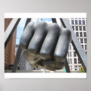 Poster Poing de Detroit