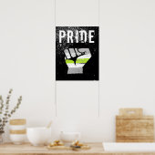 Poster Poing de fierté agender (Cuisine)