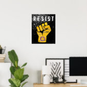 Poster Poing de fierté intersexe (Bureau à domicile)