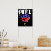 Poster Poing de fierté polyamour (Cuisine)