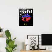 Poster Poing de fierté polyamour (Bureau à domicile)