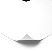 Poster Poing du drapeau de la Palestine libre (Coin)