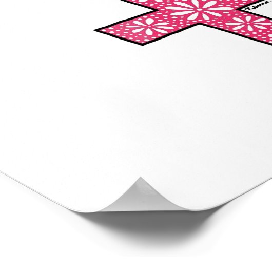 Poster Poing féministe (Coin)