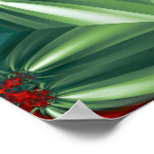 Poster Poinsettia vintage (Coin)