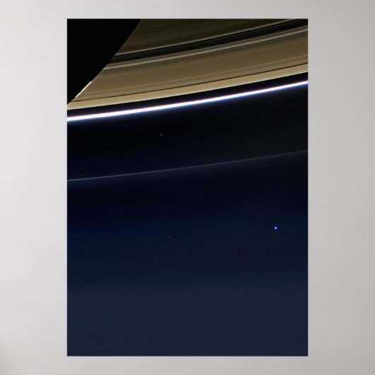 Poster Point bleu pâle — Cassini (Devant)