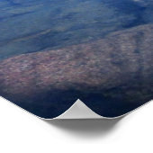 Poster Point culminant au-dessus du lac de l'Ours d'Or in (Coin)