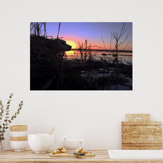 Poster Point dans l'Arkansas Duck Blind (Cuisine)