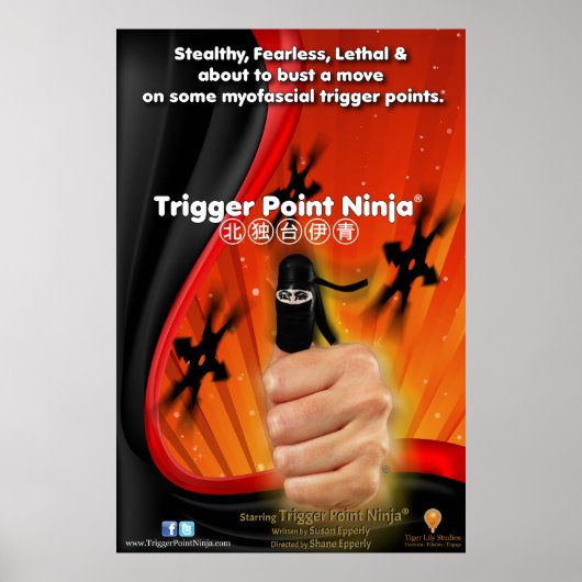 Poster Point de déclenchement Ninja® 1 feuille (Devant)