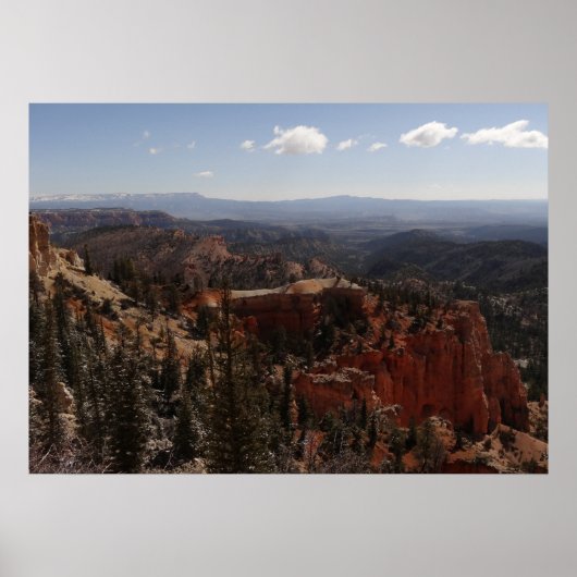 Poster Point de Farview dans le parc national de Bryce Ca (Devant)