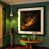 Poster Point de rupture Art Abstrait