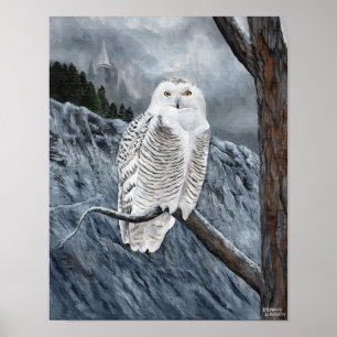 Poster Point de vue du Harfang des neiges