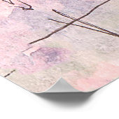 Poster Point d'orgue de Paris avec aquarelle par temps de (Coin)