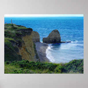 Poster Point Du Hoc Normandie, France