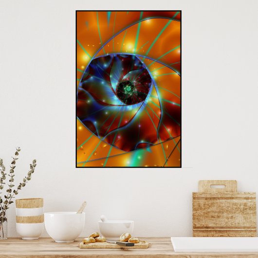 Poster Point flottant (Cuisine)