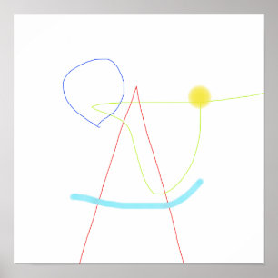 Poster Point focal de la composition