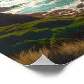 Poster Point Lobos California Travel Art Vintage (Coin)