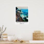 Poster Point Lobos Monterey Peninsula Californie Mer (Cuisine)
