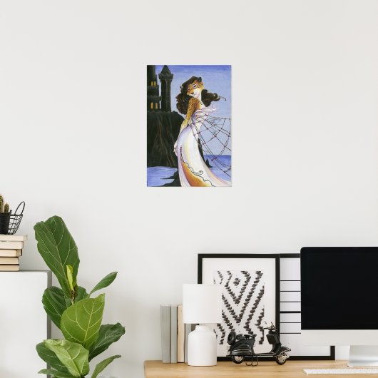 Poster Point nord (Bureau à domicile)