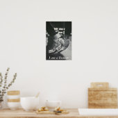 Poster Pointe, je suis une danseuse (Cuisine)