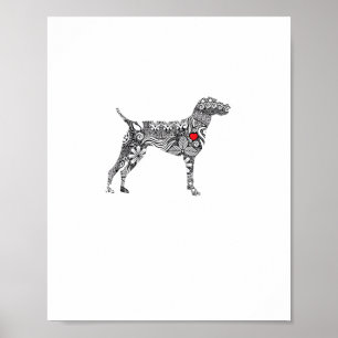 Poster Pointeur allemand Shorthair I GSP Chien Maman J'ai
