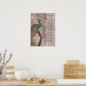 Poster Pointeur de paon à Desiderata (Cuisine)