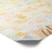 Poster Pointillisme Chatons couchés au soleil - Cosy (Coin)