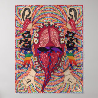 Poster pointillisme synesthétique
