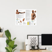 Poster Points d'acupuncture du méridien du poumon (Bureau à domicile)