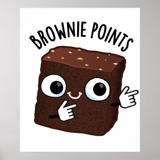 Poster Points de Brownie Blague de Snack Drôle (Devant)