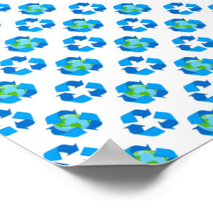 Poster Points de la planète verte Jour de la Terre Écolog