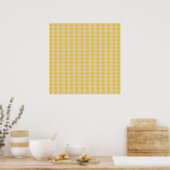 Poster Points de l'humeur des épices safran (Cuisine)