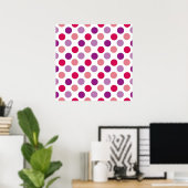 Poster Points de polka d'été (Bureau à domicile)