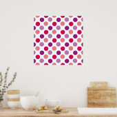 Poster Points de polka d'été (Cuisine)
