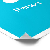 Poster Points de ponctuation - Période (Coin)