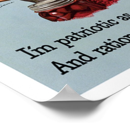 Poster Points de rationnement vintages (Coin)