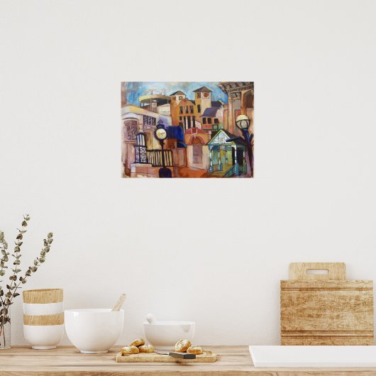 Poster Points de repère Bismarck #1 (Cuisine)