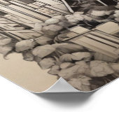 Poster Points de repère emblématiques dans la Masque Mono (Coin)