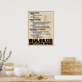 Poster Points de soumission (Cuisine)